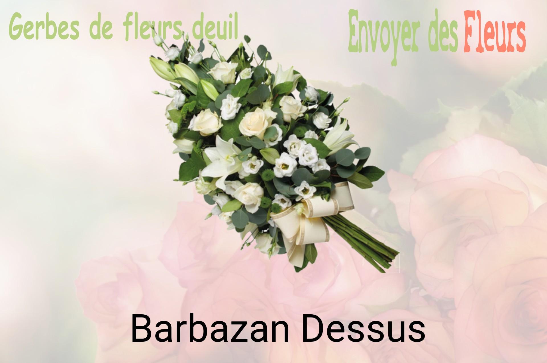 Gerbe de fleurs de deuil livrée à Barbazan-Dessus